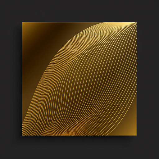 Abstract golden pattern